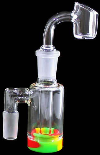 Glass Silicone 3pc Oil Reclaim Collector Ash Catcher