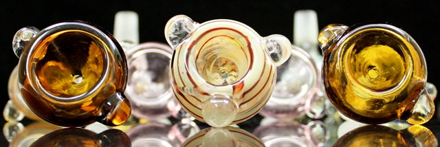 10ct 14mm Glass On Glass Color Bowl Assortment
