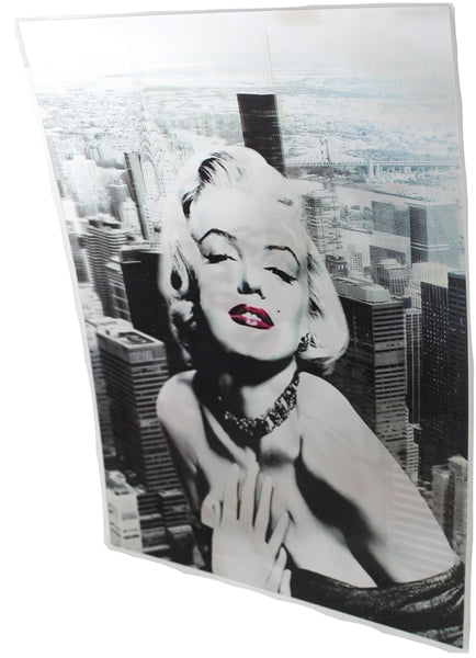 3ct Lenticular 3D Image Holographic Poster - Marilyn Monroe