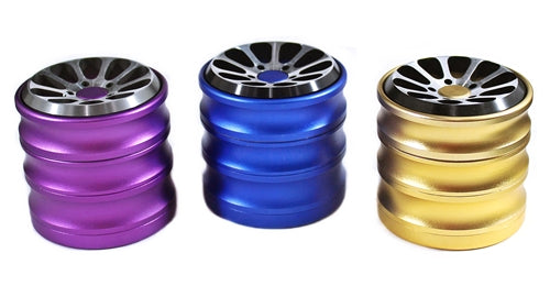 Chromium Crusher 2.1" CNC Rim 4pc Magnetic Tobacco Grinder
