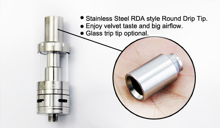Horizon Tech Arctic Sub Ohm Tank Bottom Turbine Dual Coil Atomizer