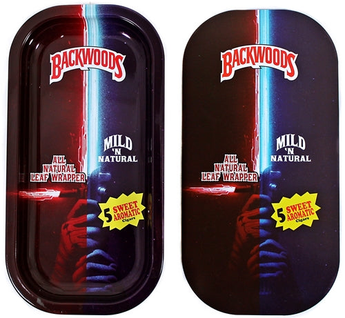 Backwoods Rolling Tray With Magnet Cover - Lightsaber