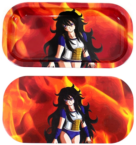 Backwoods Rolling Tray With Magnet Cover - Dragon Ball Z Just Saiyan
