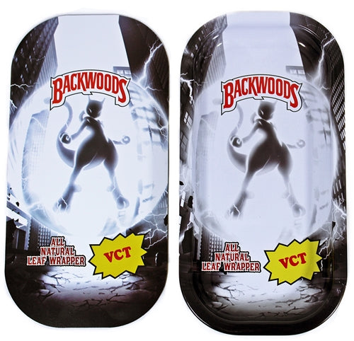 Backwoods Rolling Tray With Magnet Cover - Mewtwo Bubble