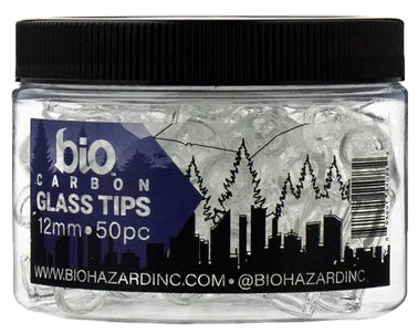 BIO Carbon Glass Tips 2 Pokes King Size 12mm - 50pk