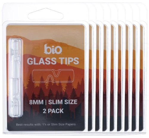 20ct Bio Glass Tips - 8mm 2pk Slim Size