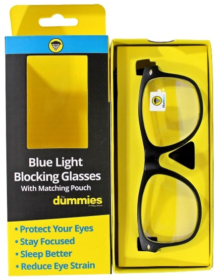 Blue Light Blocking Glasses with Matching Pouch