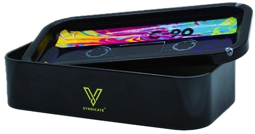 V Syndicate Syndicase 2.0 Waterproof Rolling Tray Stash 24pk Display - Blue Display