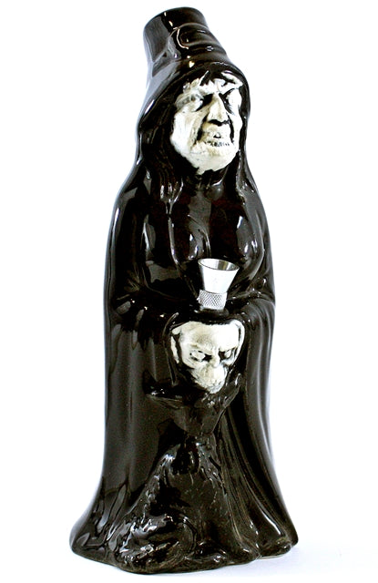 10" Ceramic Witch Water Pipe C-9