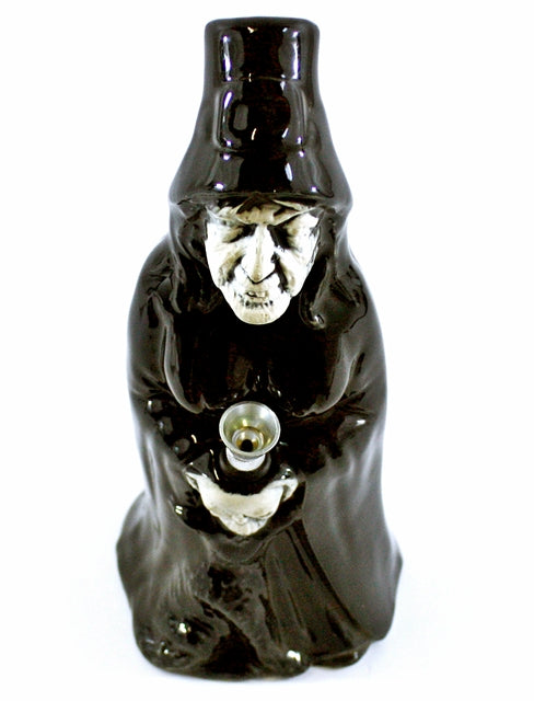 10" Ceramic Witch Water Pipe C-9
