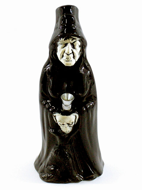10" Ceramic Witch Water Pipe C-9