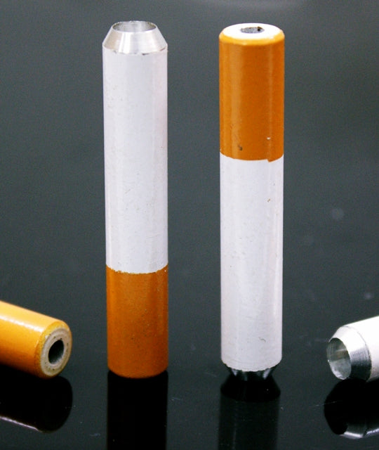 10ct 2" Cigarette Style Metal Pipe