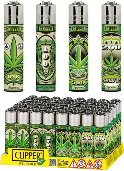 Clipper Lighter - Dollar Leaves 48pk