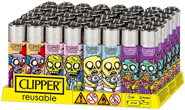 Clipper Lighter - Zombie Invasion 48pk