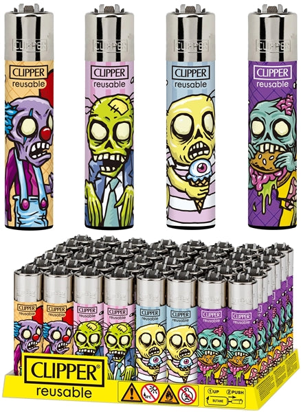 Clipper Lighter - Zombie Invasion 48pk