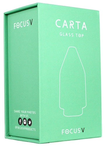 Focus V Carta - Glass Top Water Bubbler Attachment