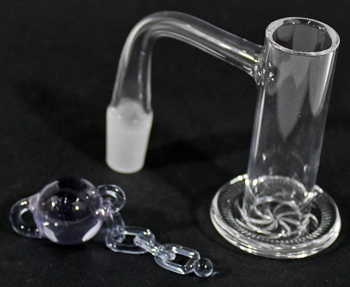 Fully Welded Blender Banger with Ball n Chain Carb Cap