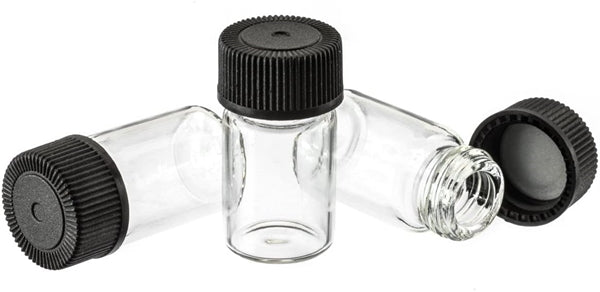 Screw Cap Glass Vials - GV2 - 144pk - 2.5ML