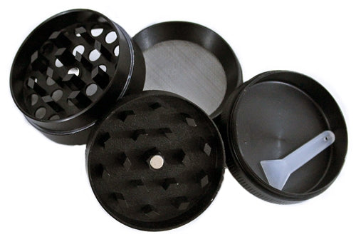 Rasta Cannabis Leaf Design 40mm 4pc Grinder 12pk