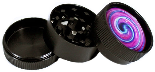 Kaleidoscope 3pc Tobacco Grinder Mini Mix 12pk - 30mm