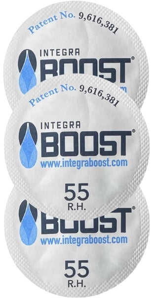 100ct Integra Boost Humidity Packs - Round - 55% - 51mm