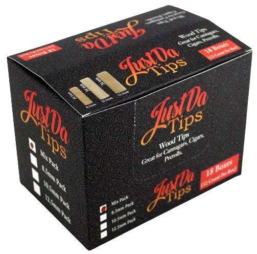 Just Da Tips Wooden Tips 18pk