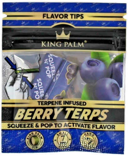 King Palm 7mm Flavor Tips - Berry Terps 50pk