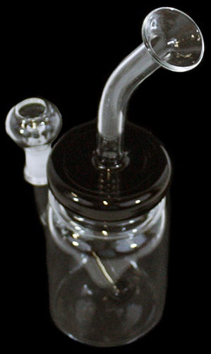 10" Mason Jar Style Showerhead 14mm Oil Rig Water Pipe