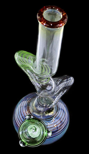 10" US Twisted ZigZag Mini Water Pipe