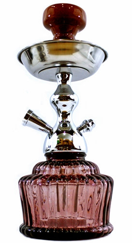 12" Mya Econo QT 516 1 Hose Hookah With Cage