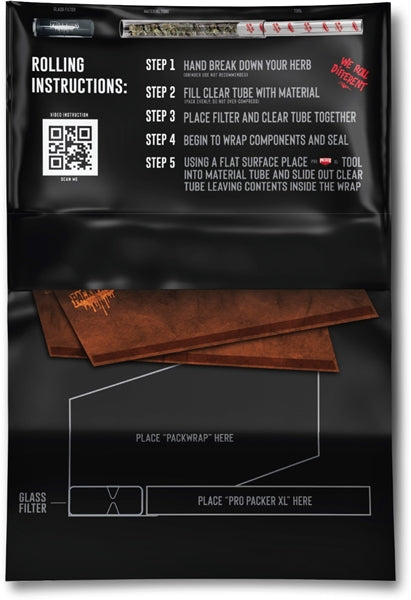 Packwraps X Twisted Hemp Wraps-Tips-Tray All In One Kit