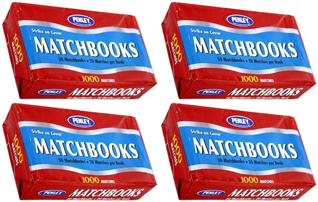 30ct Penley 50pc Matchbooks Matches