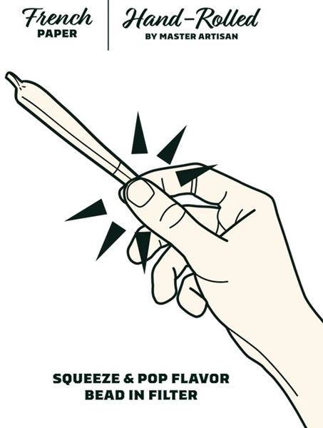 Pop Cones Flavor Activated Pre-Rolled Cones - King Size - ULTRA THIN - Strawberry Jam