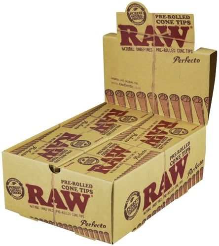 RAW Perfecto 20pk Pre-Rolled Cone Tips