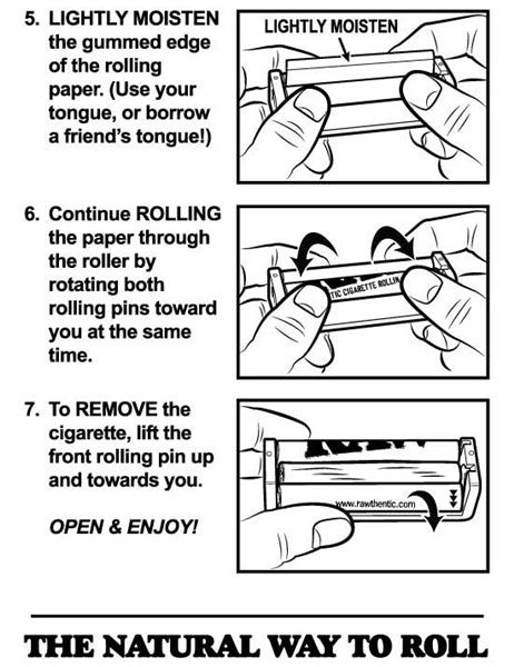 Raw Phatty Roller Extra Phat Blunt Rolling Machine 6pk