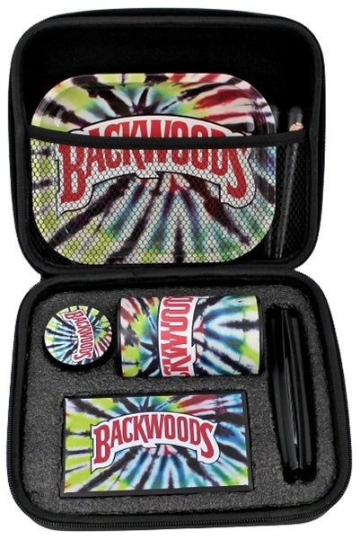 Rolling Station Smoking Gift Set - Backwoods Tie Dye