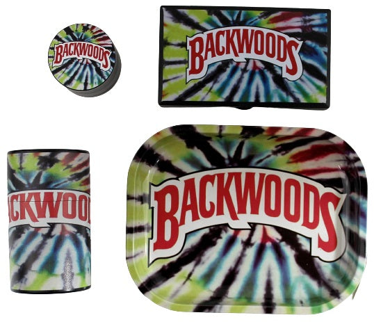 Rolling Station Smoking Gift Set - Backwoods Tie Dye