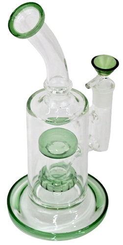 10" Shower UFO Perk Color Rim Curve Water Pipe