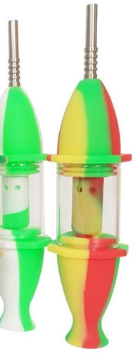 2ct 8" Silicone Window Dome Perk Nectar Collector Assortment