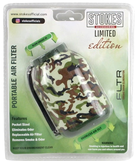 Stokes FLTR Smoke Odor Eliminator with Replaceable Filter