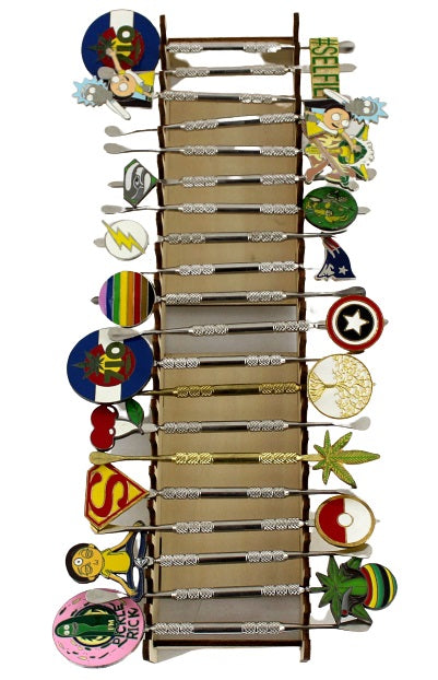 Stratus Wooden D-Tool Display With 20ct Dabber Tools