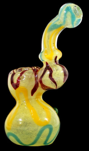 2ct 5" Cursive Frit Color Art Bubbler Assortment