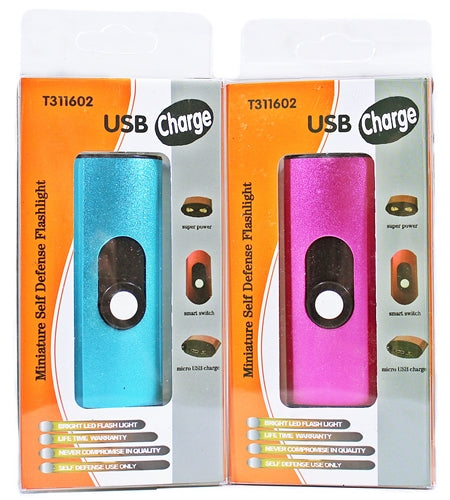 Self Defense Flash Disk Design Flashlight Stun Gun