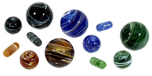 Pearl Marble Pill Set Assortment for Terp Slurper