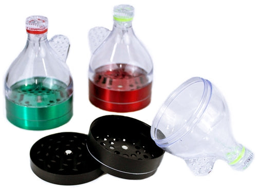 Tobacco Grinder Dispenser 3pc - 60mm 6pk