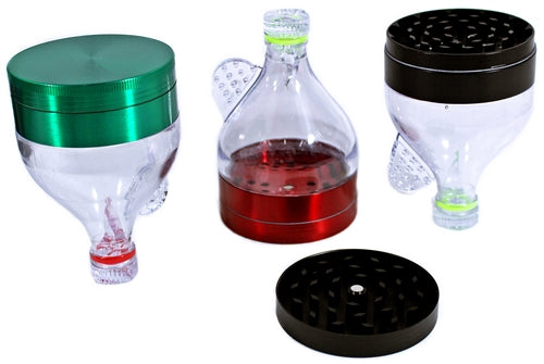 Tobacco Grinder Dispenser 3pc - 60mm 6pk