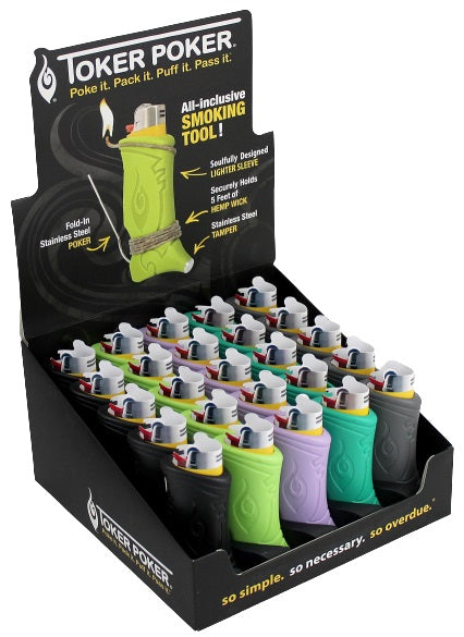 Toker Poker All-Inclusive Smoking Tool - BIC 25pk