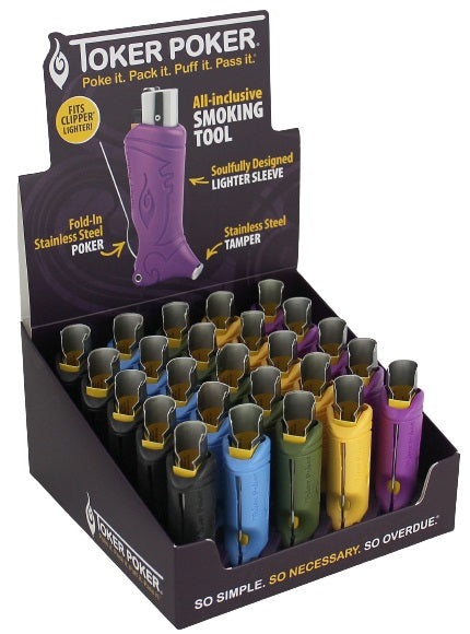 Toker Poker All-Inclusive Smoking Tool - Clipper 25pk