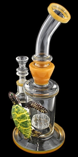 10" Shower Perk Sea Turtle Art Water Pipe
