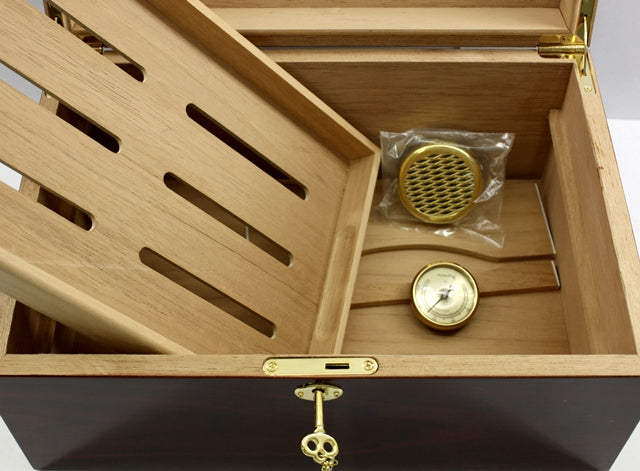 Premium 100ct Cigar Humidor VG-100M